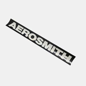 Vintage 1970s Aerosmith Bumper Decal Sticker 11in Rock Band Metal Promo Giveaway